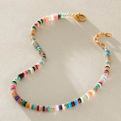 ALV Anguilla Semiprecious Stone Necklace